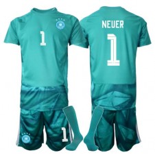 Tyskland Manuel Neuer #1 Keeper Hjemmedraktsett Barn VM 2026 Kortermet (+ korte bukser)